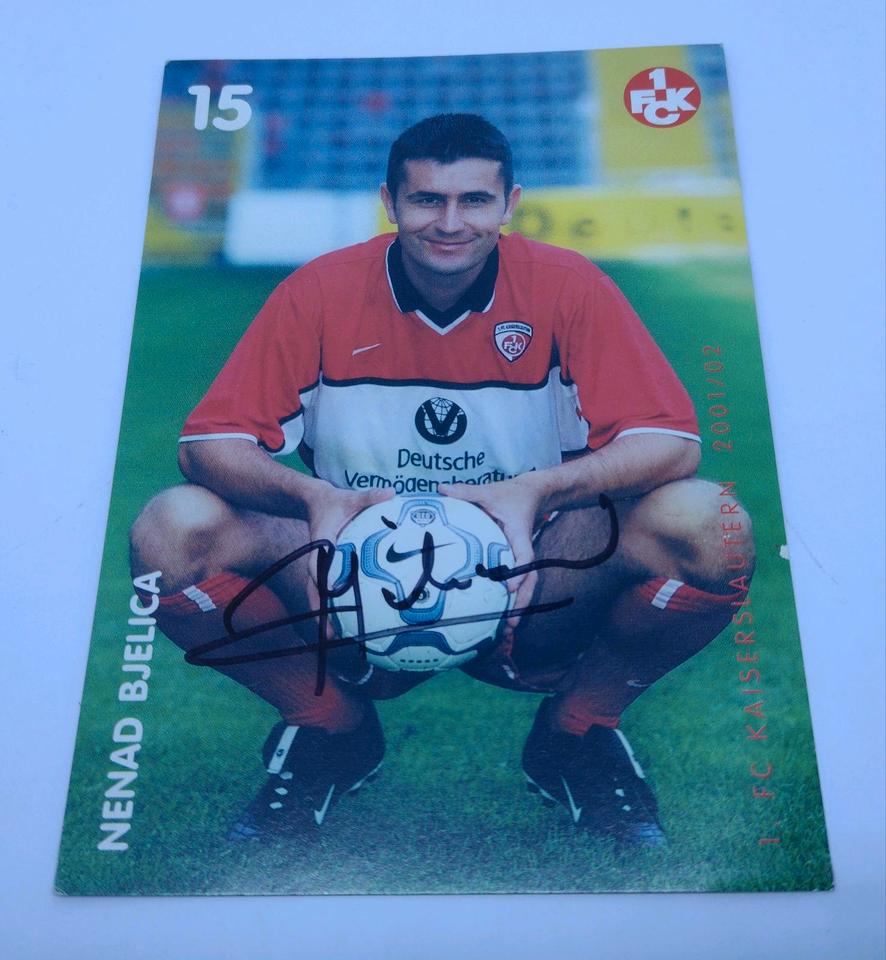 1. FC Kaiserslautern Autogrammkarten signiert von 1991/2001 in Edesheim (Pfalz)