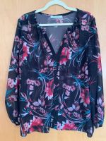 Monari Bluse Tunika Chiffon Gr. 46 schwarz mit Blumen magenta ros Hessen - Langen (Hessen) Vorschau