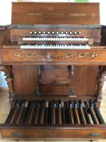 Harmonium Mannborg 2 Manuale / zweimanualig, Fußpedal Rarität Sachsen - Rackwitz Vorschau