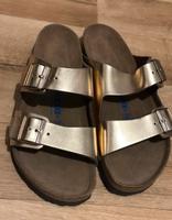 Birkenstock Arizona metallic Weichbettung Softfootbed Baden-Württemberg - Karlsruhe Vorschau