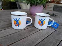 2 Campingtasse Emaille Campinggeschirr Kaffeebecher Westerwaldkreis - Müschenbach Vorschau