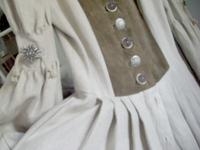 %%% Trachtenkleid Leinenkleid Ledereinsatz Gr. 36 NEU Bayern - Kronach Vorschau