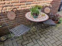 Dekoratives Gartenset mit Patina Mosaik Eisen 3-teilig klappbar Nordrhein-Westfalen - Telgte Vorschau