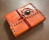 Kleines Notizbuch mit handgefertigten Ledereinband Sachsen - Pockau Vorschau