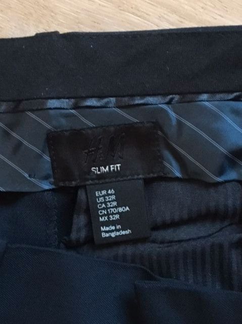 H & M Anzug dunkel blau Gr. 46 in Gestratz 