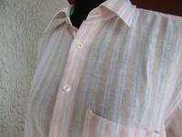 Walbusch-Leinen-Herren-Hemd Größe 39/40 Farben:orange/beige/braun Hessen - Calden Vorschau