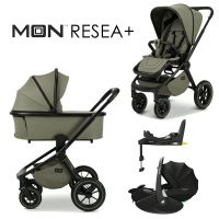 Moon RESEA+ - 4in1 Kinderwagen-Set - Moss Green - inkl. Babywanne + Sportsitz + Maxi-Cosi Pebble 360 Pro 2 + FamilyFix 360 Pro + XXL-Zubehörpaket - NEU Hessen - Fulda Vorschau