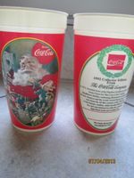 2 Coca Cola Kunststoff Becher Weihnachten aus dem Jahre 1992 Nordrhein-Westfalen - Wermelskirchen Vorschau