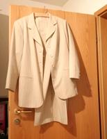 ♥️DAMEN ANZUG GR 42 BEIGE Hessen - Weilmünster Vorschau