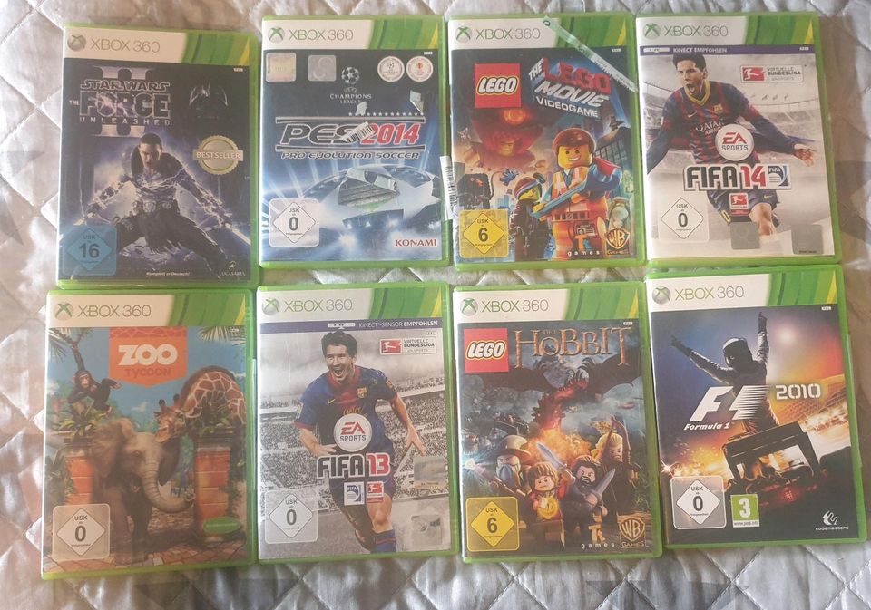 X Box 360 Spiele Fifa,Lego,PES in Oberhausen