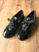 TOP * GABOR Sneaker Schuhe Damen Leder Lack schwarz Gr. 30 * TOP Niedersachsen - Seevetal Vorschau