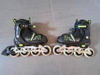 Hudora Inline Skates Gr. 29 - 32 schwarz grün Nordrhein-Westfalen - Leichlingen Vorschau