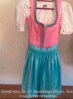 Dirndl mini, Fa. Spieth und Wensky, Gr. XXS, rosa Bayern - Geiselhöring Vorschau