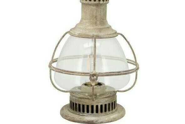 LED Laterne ArtFerro Metall/Glas Tischlaterne Shabby Ø20cm H31cm in Vlotho