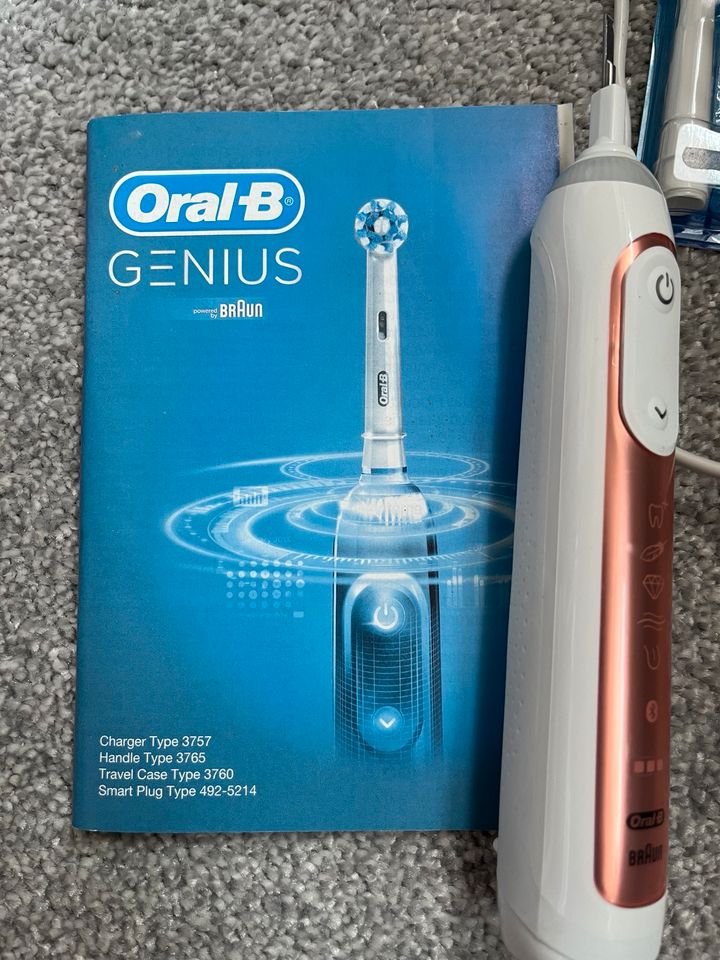 Oral-B Genius X Elektrische Zahnbürste, Rosegold in Tonna