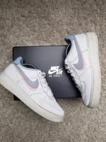 Original seltene Nike Air Force 1 Low 07 LV8 Double Swoosh Blue S Hessen - Karben Vorschau