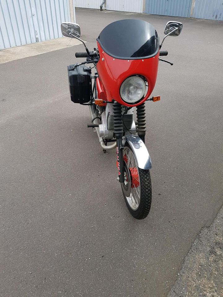 DDR Motorrad ETZ 250 in Magdeburg
