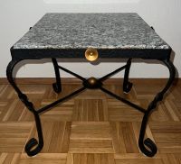 Unikat Schmiedeeisentisch mit Granitplatte (Zustand Gut) Düsseldorf - Lichtenbroich Vorschau