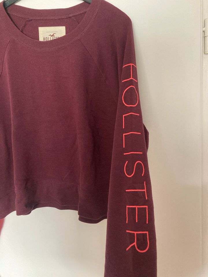 Pullover Sweater Hollister rot in Centrum