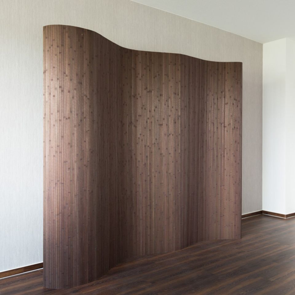 Raumteiler Paravent Sichtschutz Trennwand Bambus Braun Rot 301-Ma in Wiesbaden