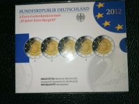 5 x 2 Euro Gedenkmünzenset PP - 10 Jahre Bargeld - im Blister Hessen - Langenselbold Vorschau