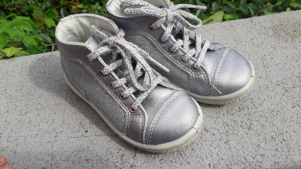 Ricosta Pepino Sneaker silber (Gr. 22) in Wasserlosen