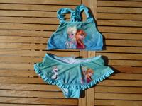 Gr. 134/140 – Bikini Eiskönigin (Frozen) türkis Bayern - Eggenfelden Vorschau