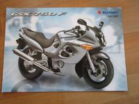 Suzuki GSX 750 F Motorrad Prospekt ca.2003 Hessen - Hünfelden Vorschau