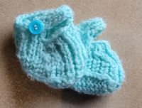 Baby Schuhe, gestrickt, Newborn Nordrhein-Westfalen - Straelen Vorschau