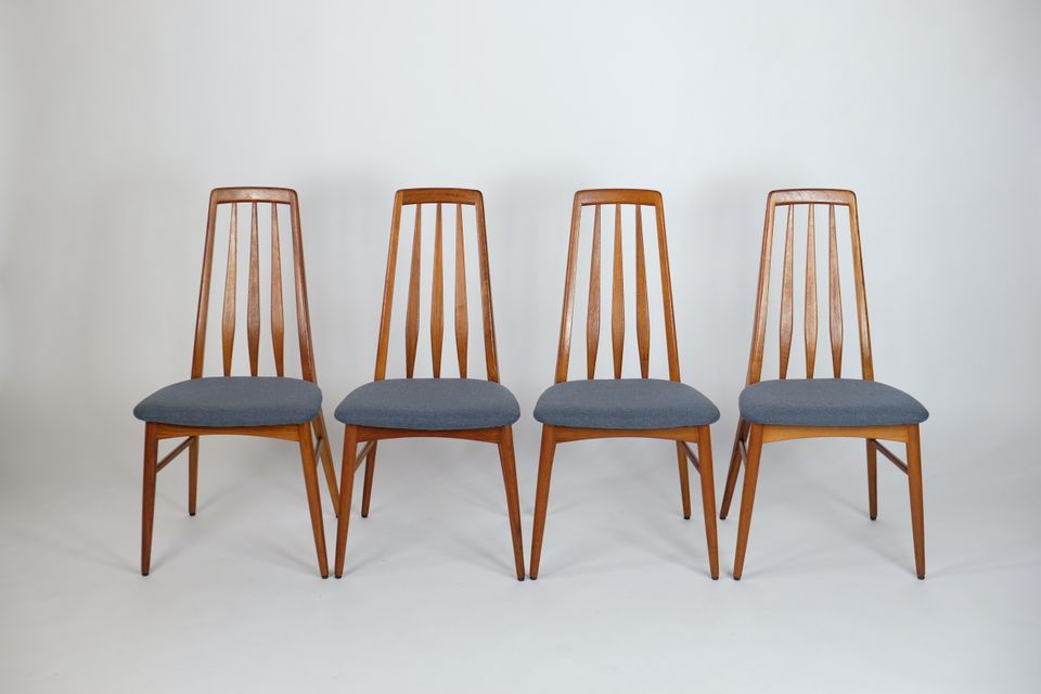 4x Danish Teak Stuhl Dining Chair Eva Koefoed Vintage 60er Design in Berlin