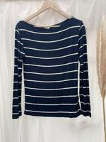 Gestreifter Pullover h&m Longshirt Basic Niedersachsen - Sulingen Vorschau