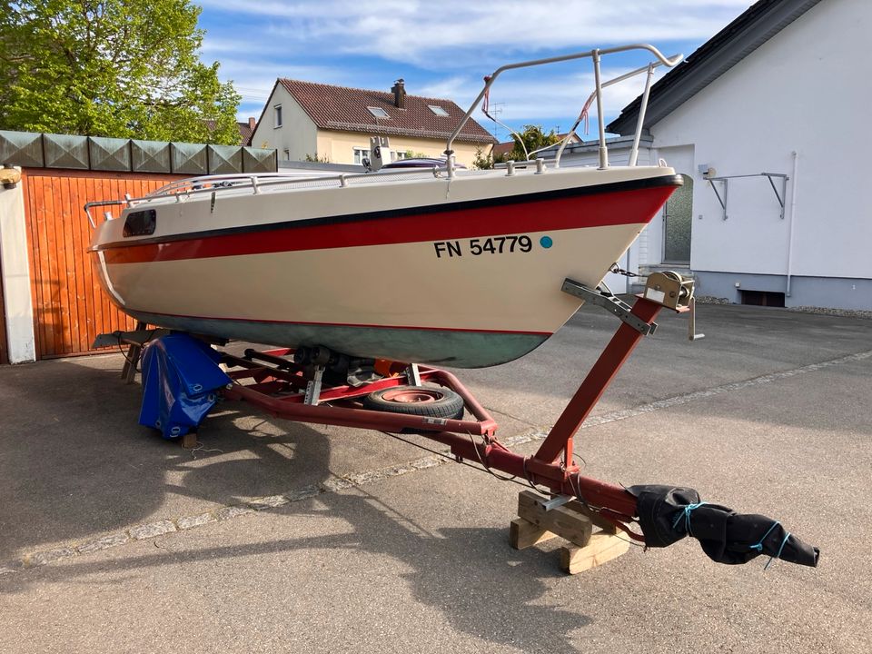 Segelyacht Etap 20, Mahagoni, Teak, top gepflegt, auf Trailer in Biberach an der Riß