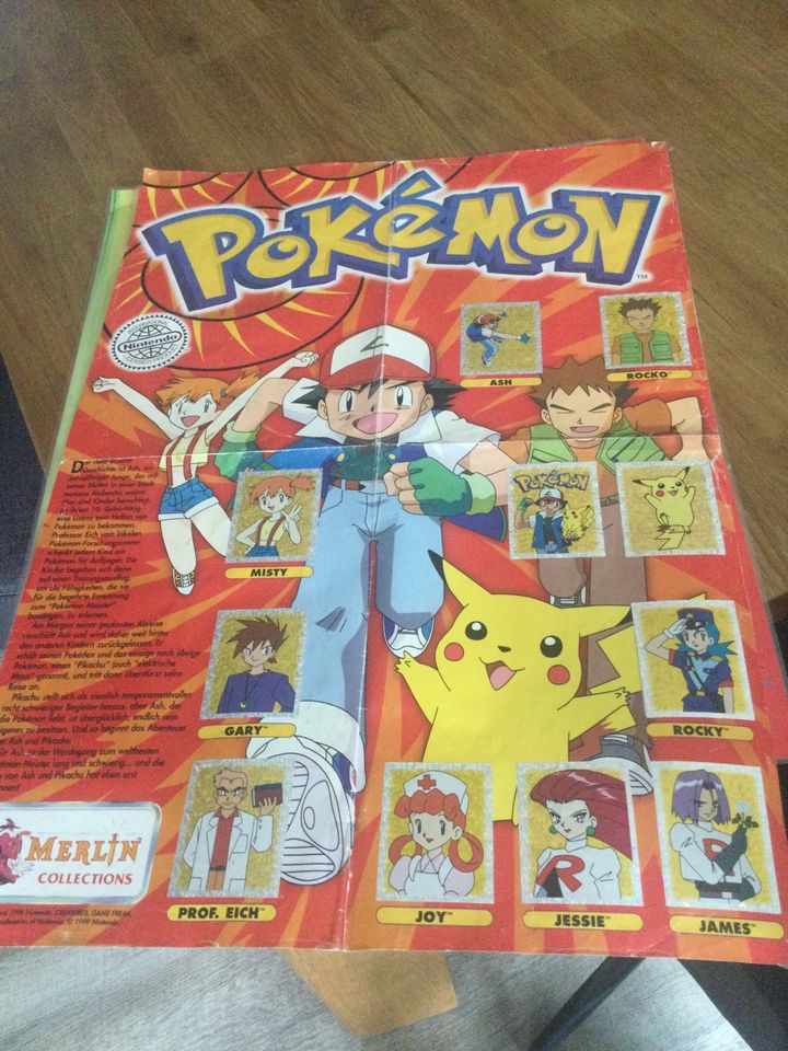 Pokémon,Plakat,Poster,Sticker,Nintendo,Pikachu,Silber,Platin in Jübek