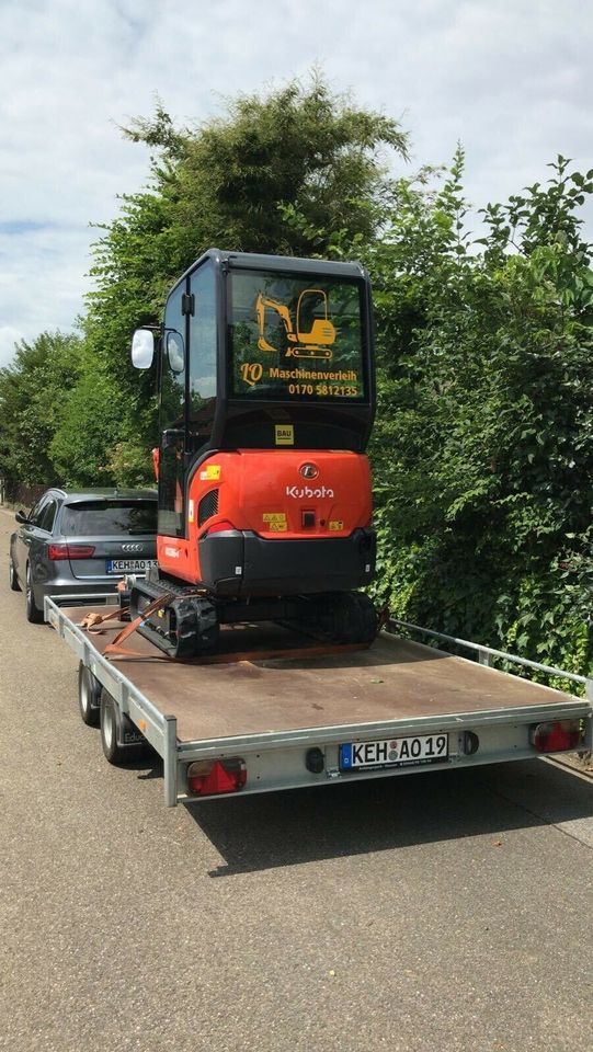 3 Tonnen Bagger Kx027-4 zu vermieten, Baumaschinen, Langzeitmiete in Abensberg