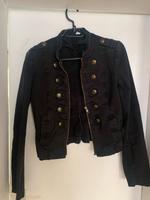 Schwarze Jacke mit Knöpfen Größe 36 Bayern - Kitzingen Vorschau