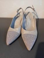 Maripe Italy Sling Pumps Gr 40 Echtleder metallic Glitzer Duisburg - Homberg/Ruhrort/Baerl Vorschau