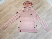 Naketano Pullover dünn Pulli Hoodie Langarmshirt Gr. L Rose Weiß Niedersachsen - Wildeshausen Vorschau