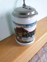 Bierkrug mit Deckel aus reinem Zinn, neu Bayern - Oberhaid Vorschau