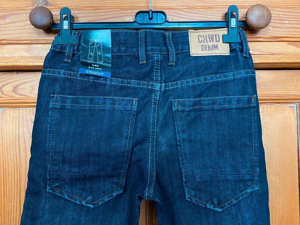 Dognose Jungen Jeans dunkelblau gerader Schnitt Gr. 140 NEU in Mönchengladbach