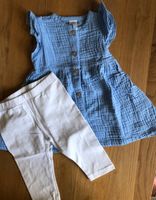 Sommerkleidchen mit Hosen von TOPOMINI, Größe 62, hellblau/weiß Düsseldorf - Pempelfort Vorschau