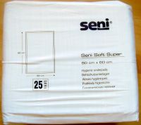 SENI SOFT SUPER 60 x 90 cm 25 Stück Bettunterlagen Pflegebedarf Bayern - Augsburg Vorschau