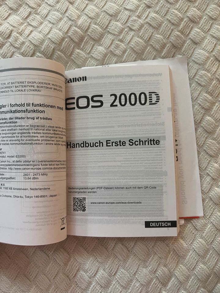 Canon EOS 2000D EF-S 18-55 und EF 50mm in Heddesheim