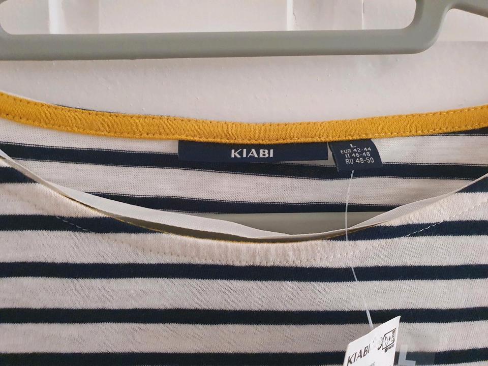 Mit Etikett: Kiabi Oberteil, Langarmshirt 3/4 Arm - Gr. L in Leverkusen
