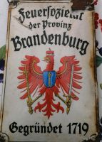 Altes Emaille Schild Brandenburg - Strausberg Vorschau