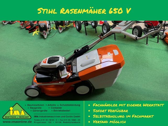 Rasenmäher Stihl RM 650 V Benzin Mäher RM650V Rasen Gras STARK REDUZIERT in Rednitzhembach