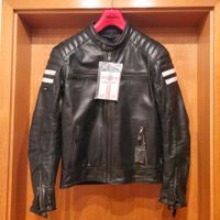 Segura Stripe Lederjacke Größe M Büffelleder Retro Motorradjacke Bayern - Neutraubling Vorschau