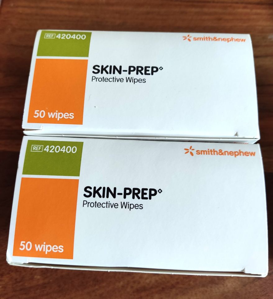 SKIN-PREP wipes Klebetücher für Seonsoren 2x 50 Stk. Neu/OVP in Hausen bei Würzburg