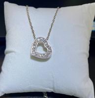 Swarovski Kette mit silbernem Herz Baden-Württemberg - Waldstetten Vorschau