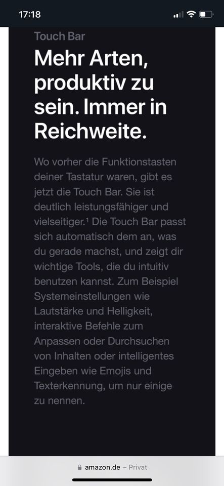 Apple MacBook Pro (13", 8 GB RAM, 512 GB Festplatte), spacegrey in Oersdorf bei Neumünster