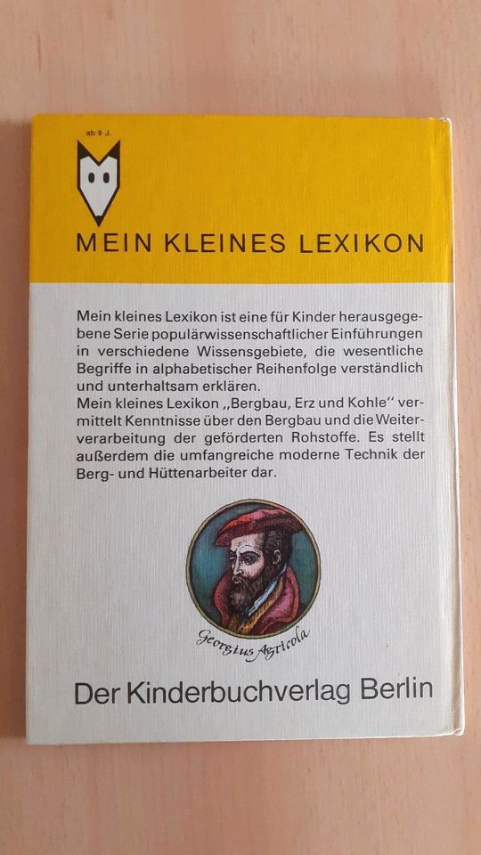 Bergbau, Erz und Kohle, mein kleines Lexikon, Friedrich Kaden in Wurzen